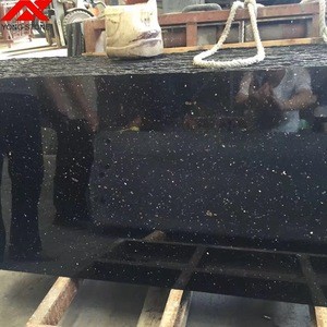 2CM Thick Black Galaxy Raw Granite Small Slabs Price For Indian Granite Buyers