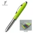 Import 3 in 1 multi function stylus pen with led light metal pen with logo print pen for gift multi colors from China