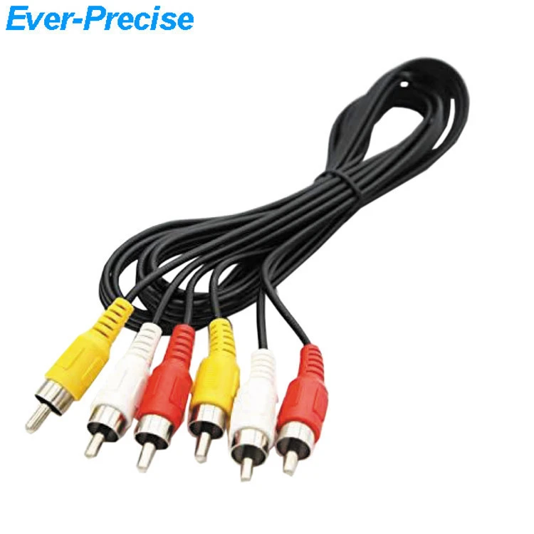 3 RCA male to male Audio cable AV cable