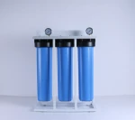 3 stage 20" big blue bracket plastic pp water filter housing with filter housing taiwan