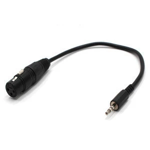 3.5mm TRS Stereo Male to XLR Male Patch Cords Unbalanced Mini Jack 1/8 to XLR Breakout Cable