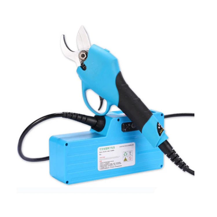 36V lithium battery Professional electric pruning scissors charging garden bypass pruning shears