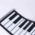 Import 37 keys roll piano musical toy instrument flexible piano keyboard for children kids rolling piano from China