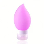 38ml leak proof silicone squeeze refillable containers tubes silicone for luggage liquid cream travel bottles