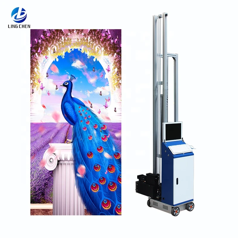 3d 5d wall painting machine mural oil painting wall large outdoor wall printing equipment