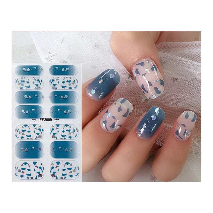 3d Nail Art Sticker Self Adhesive Colorful Nail Decorations Decals Sticker