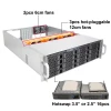 3U Rackmount Server case chassis with 16  bay Hot-Swappable SATA/SAS Drive Bay, MiniSAS /SATA connector