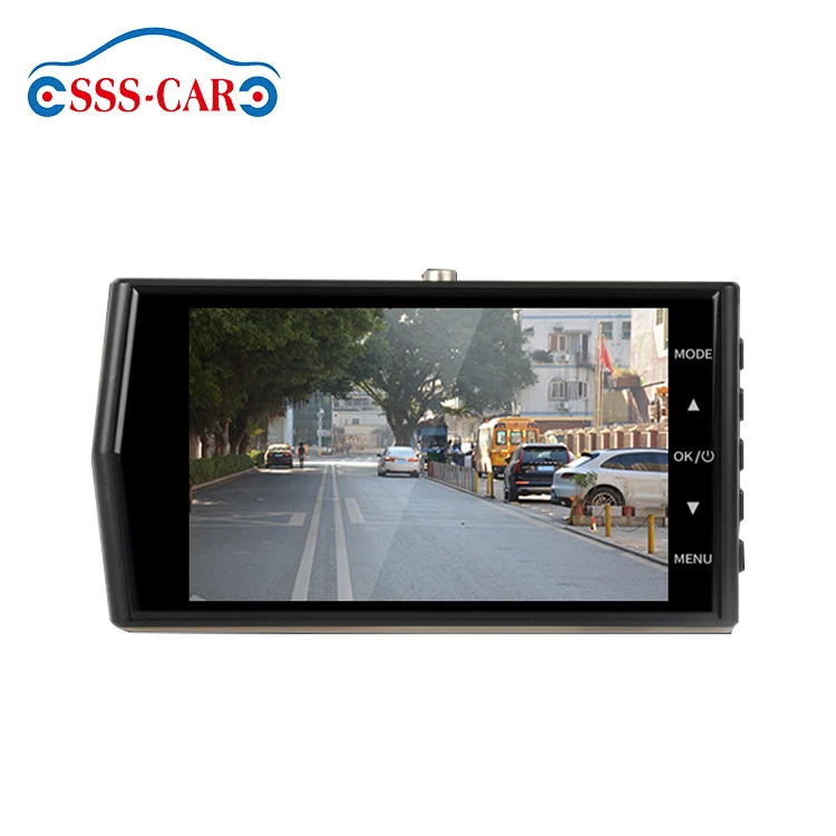 4 inch dual camera car dvr Car Camera Full Hd car dvr 1080p Video Recorder Rearview Mirror With Rear View Dvr Dash Cam