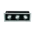 Import 4 lamps Square LED Grille Light four head recessed lamp from China