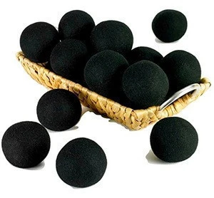 4 Pack Wool Dryer Balls for Dark Color Loads
