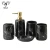 Import 4 Pieces Set Ceramic Bathroom Accessory with Marble Effect from China