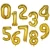 Import 40inch number foil balloon Gold/Silver Number 0-9 Wedding Kids Birthday Party Supplies Baby Shower Decorations Event from China