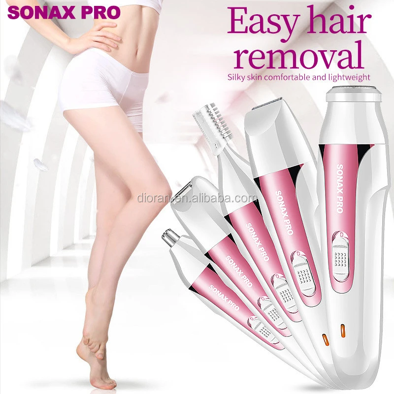 5 in 1 Hair Removal Shaver Beauty Mini Portable Shaver For Women Nose Trimmer Cutter Eyebrow
