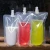 Import 50 ml - 2100 ml fully transparent plastic drinking water juice spout pouch bag from China