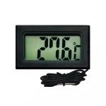 -50 to 110 Digital Thermometer Mini LCD Display Meter Fridges Freezers Coolers Aquarium Chillers Mini 1M Probe Instrument