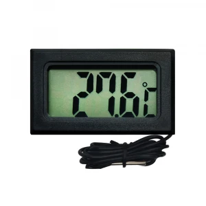 -50 to 110 Digital Thermometer Mini LCD Display Meter Fridges Freezers Coolers Aquarium Chillers Mini 1M Probe Instrument