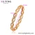 Import 50734  xuping artificial Diamond cross twisted fine bracelet bangle for baby from China