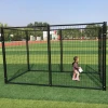 5ft*10ft*6ft friendly durable steel animal dog run pen cage /metal large dog kennel with roof