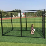 5ft*10ft*6ft friendly durable steel animal dog run pen cage /metal large dog kennel with roof