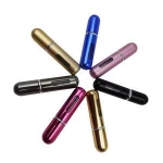 5ml aluminum bottom refill travel portable perfume atomizer, spray bottle