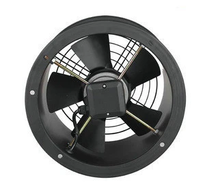 6/8/10/12&#39;&#39; High Speed Industrial Iron Outer Rotor Fan Axial Flow Fan Ventilation Metal Exhaust Fan induct inline  Extractor