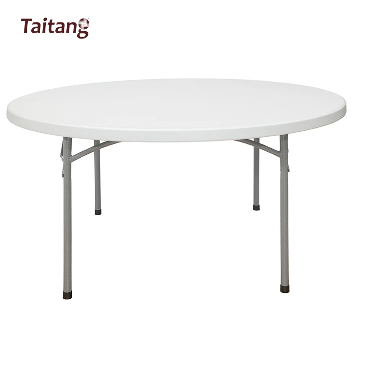 6ft Restaurant Banquet Wedding Round Table Foldable