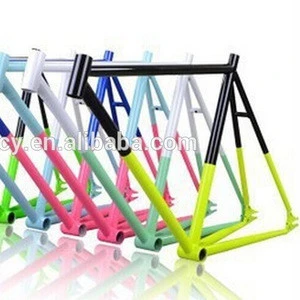 700c steel fixed gear bicycle fixie bike frame with fork