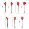 7/14 Pcs Nonstick Utensils Cookware Cooking Utensils Set Silicone Kitchen Utensil Set with Stainless Steel Handle