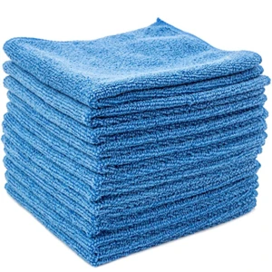 80% polyester and 20% nylon plush terry solid color knitting quick fast dry microfiber wash car towel