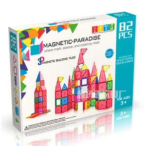 82 Pcs Magical Magnet Building Block Educational Toy For Kids Colorful Gift Set