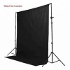 9*16 ft cotton black muslin fabric photography background at home