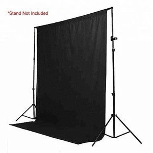 9*16 ft cotton black muslin fabric photography background at home