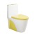 Import 9168 China manufacturer cheap black toilets colored one piece toilet bowl from China