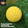 9&quot;Yellow Dimple training Pitching Machine Baseball Ball factory direct sale Softball