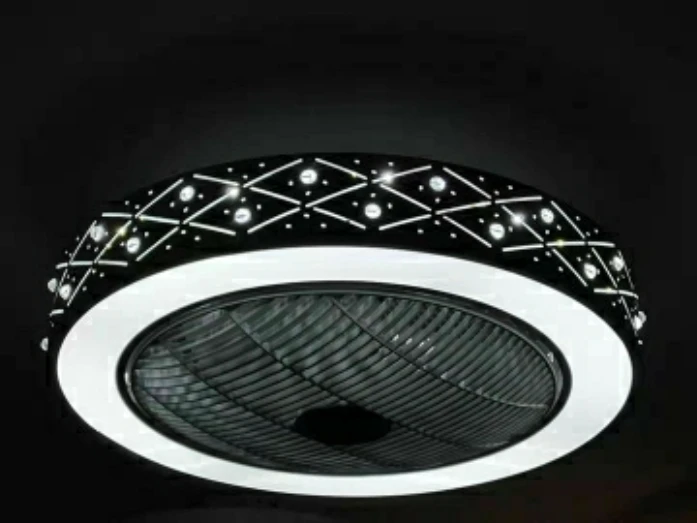 AC Ceiling Fan Acrylic Blades LED Light Fan APP Control Save The Money In The Summer Ventilated Device