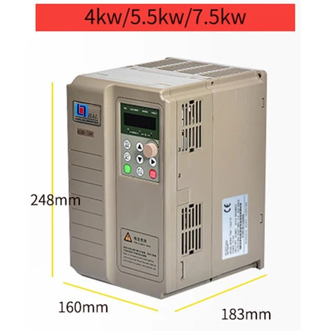 Buy Ac Drive 220v To 380v 4kw 5.5kw 7.5kw Input Voltage 1ph/3ph 220v ...