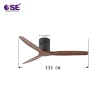 AC motor energy-saving 52 inch solid wood blades decorative ceiling fan