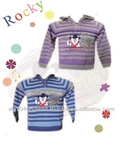 Acrylic/Wool/Viscose Sweaters for Children
