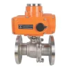 Actuator electric explosion-proof flanged stainless steel valve ball price one piece for water