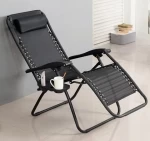 Adjustable Foldable Outdoor Indoor Leasure Reclining Relax  Aldi Folding  Beach Mesh Lounge Recliner Chair