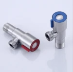 Africa Cheap Angle Stop Valve Shut Off Quarter Turn Water Bathroom Accessories Angle Valve