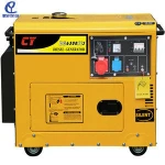 Air-cooled 5KVA portable silent diesel generator