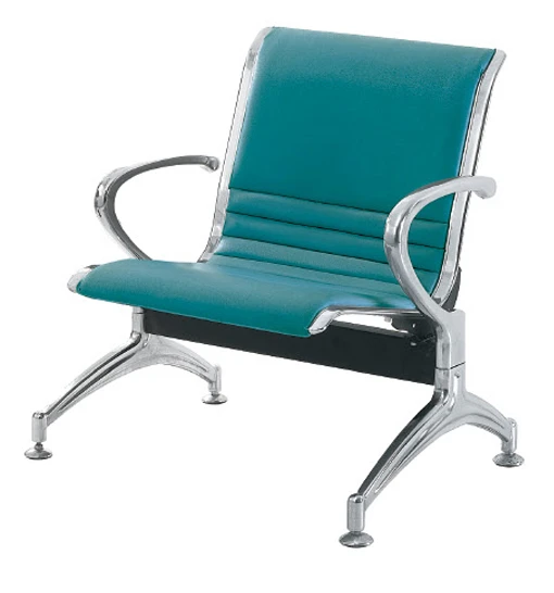 Airport bench chair 3-seater waiting bench chair with PVC cover