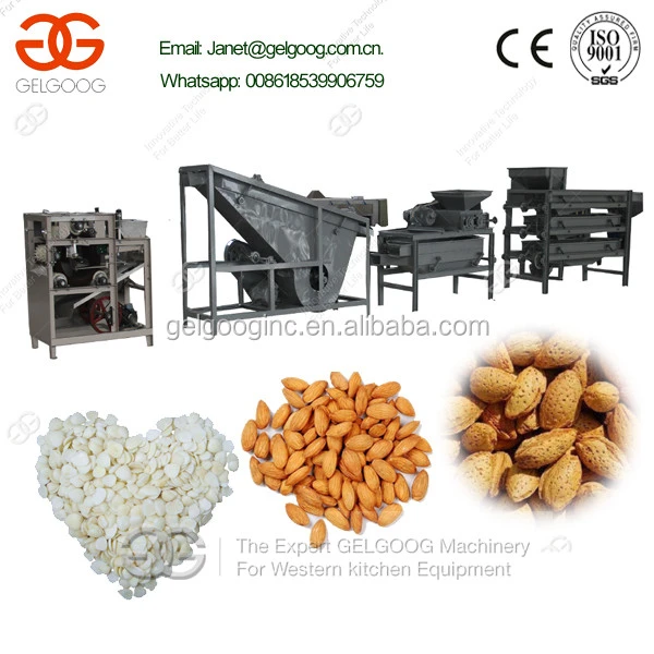 Almond Grader, Cracker, Peeler Machine/Almond Cracker/Almond Cracking Machine