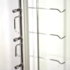 Aluminum Alloy lockable wall mount display rack sunglasses standing shelf rod eyewear displays racks stand shelves