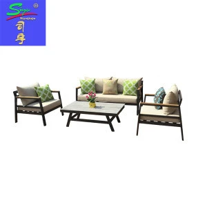 Aluminum Sectional Sofa Garden Patio Outdoor Furniture Garden Set teakwood sofa set