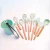 Import Amazon 11 PCS Silicone Cooking Utensils Kitchen Utensil Set Tools with Wood Handles Turner Tongs Spatula Spoon BPA Free from China