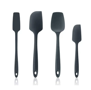 Amazon best selling non- stick set of 4 silicone baking tools with spatula kitchen utensils for cooking and mixing