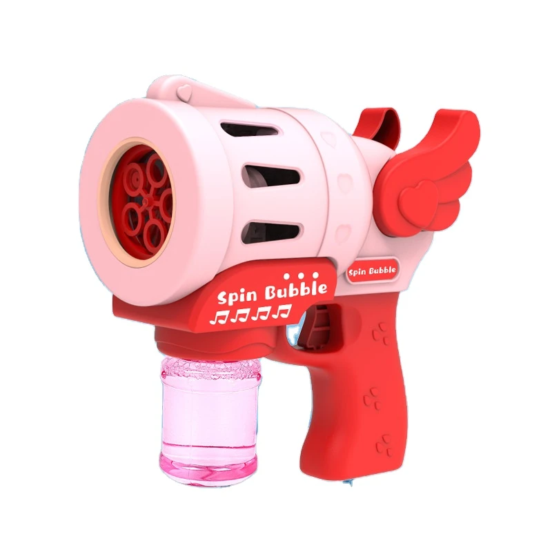 Amazon Childrens  automatic bubble machine cute bubble gun watertight electric fan bubble gun machine