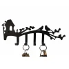 Amazon Hot Sale Creative Home Door&Wall Tree Shape Metal  Key Hook Rack Hallway Coat ,Hat Storage Key Hook Holder